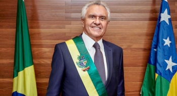 Ronaldo Caiado é empossado para 2° mandato de governador de Goiás
